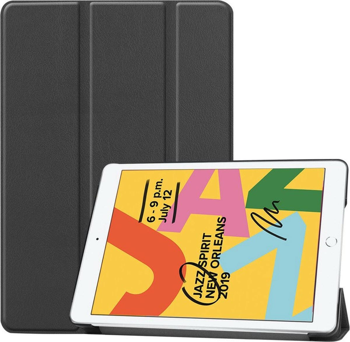 Just in Case Just in Case iPad 2021 (9th Gen) TriFold Smart Book zwart