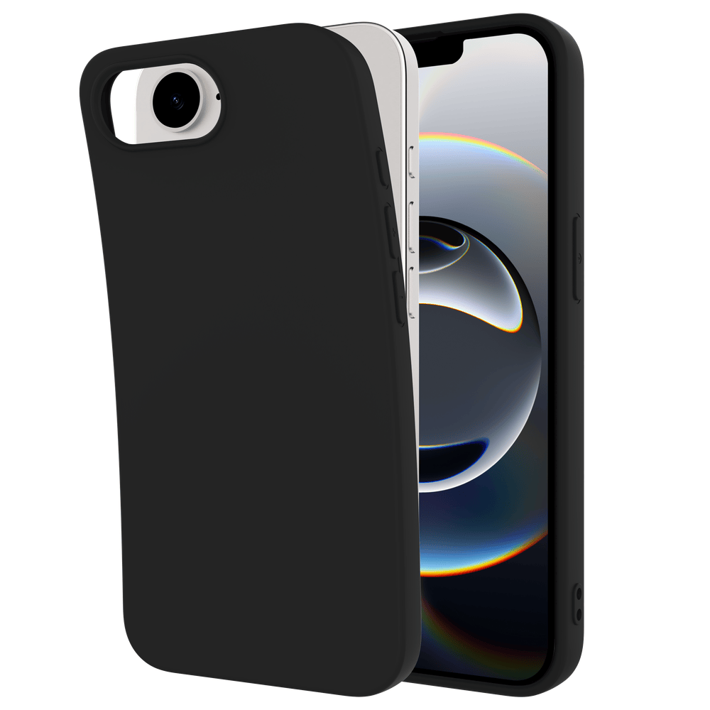 Just in Case Just in Case iPhone 17e Zero% Soft TPU Back Cover Zwart