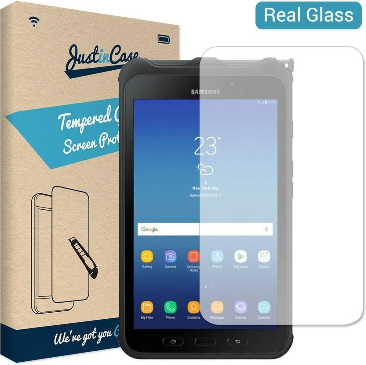 Just in Case Just in Case Samsung Galaxy Tab A8 Tempered Glas Clear