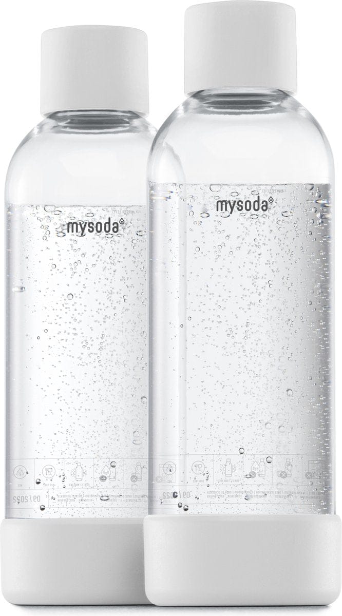 Mysoda Mysoda Set van 2 flessen 1L White