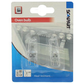 Scanpart 1109547507 Ovenlamp G9 40W ovenlamp transparant.