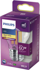 Philips Philips LED classic 60W E27 WW P45 CL ND SRT4