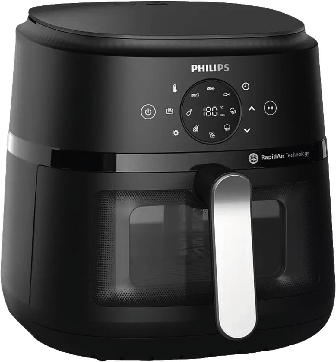 Philips Philips NA231/00 Airfryer zwart-zilver