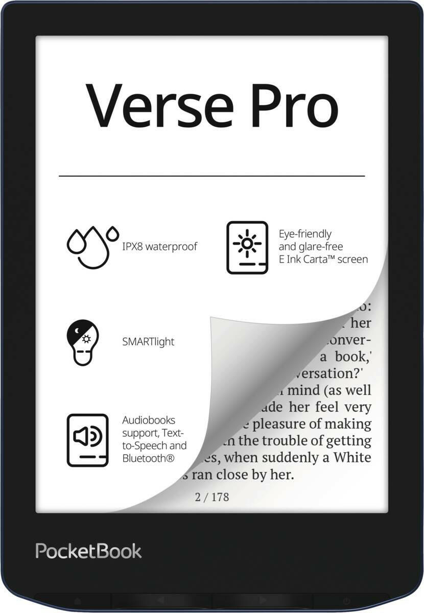 Pocketbook Verse Pro azuur.