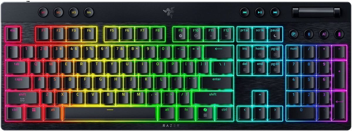 Razer Razer BlackWidow V4 HyperSpeed Gaming Keyboard Green Switch