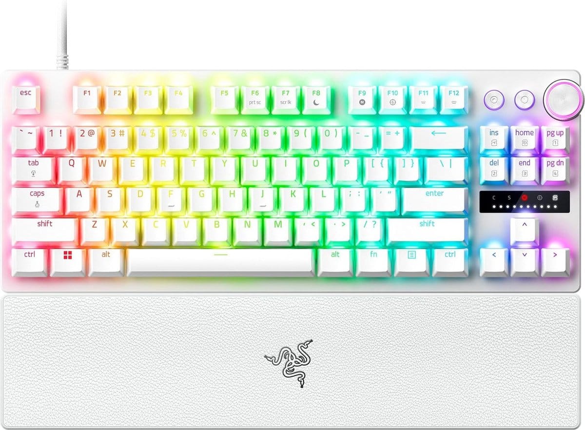Razer Razer Huntsman V3 Pro Tenkeyless Keyboard White Edition