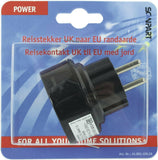 Scanpart Scanpart 2480510028 Engelse reisstekker UK-NL zwart
