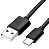 Scanpart Scanpart laad+datakabel USB-A USB-C 1.2m zwart