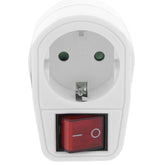 Scanpart Scanpart STEKKER + RA + SCHAKELAAR WIT wit