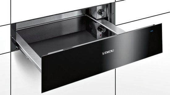 Siemens Siemens BI630CNS1 Opwarm/warmhoudlade 14 cm push/pull