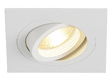 SLV SLV New Tria GU10 Spot 90x90mm Square Klemveer Wit
