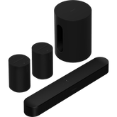 Sonos Sonos Beam 2 met Sub Mini en 2x Era 100 SL Premium Set Zwart