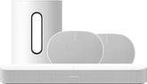 Sonos Sonos Beam 2 met Sub Mini en 2x Era 300 Ultieme set Wit- Bundel