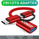 SPEZ Spez Dubbele USB Autolader met Apple Dock connector