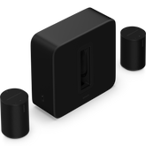 Sonos Sub 4 met 2x Era 100 Premium set Zwart - Bundel