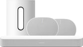 Sonos Beam 2 met Sub Mini en 2x Era 300 Ultieme set Wit- Bundel