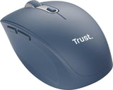 Trust Ozaa Compact Wireless Mouse Blauw.