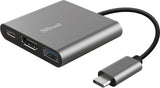 Trust Trust Dalyx 3-in-1 USB-C Multi-Port Adapter