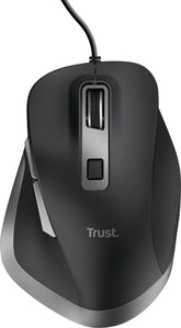 Trust Trust Fyda Wired Comfort Mouse Eco zwart
