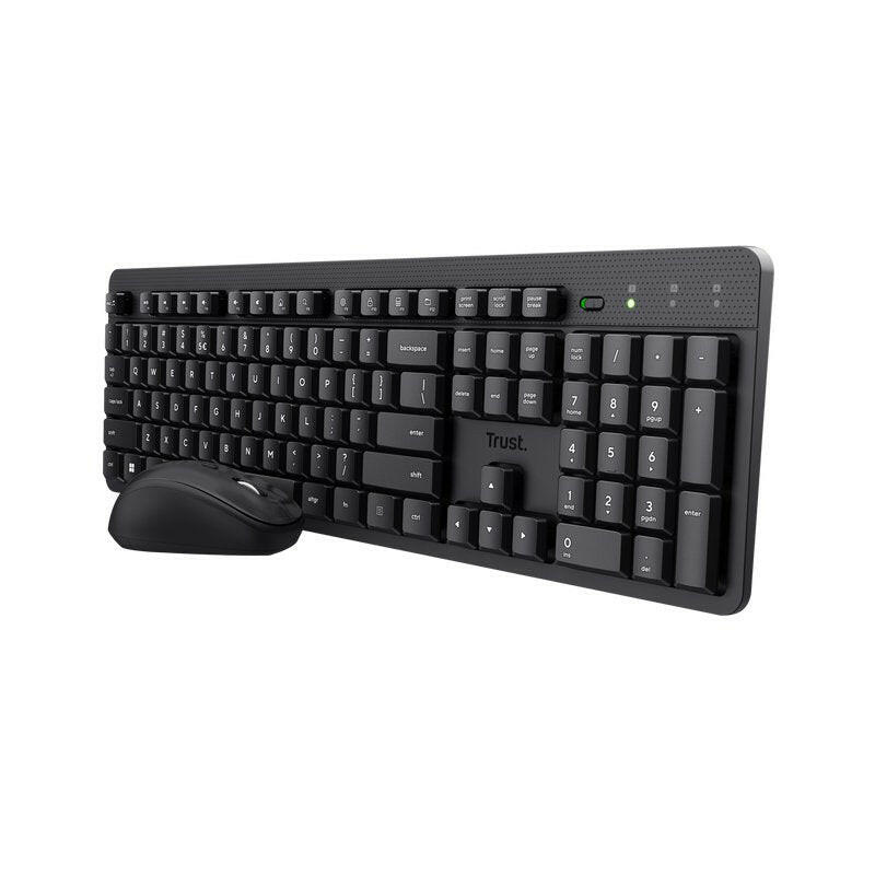 Trust Trust Ody II Wireless Keyboard + Mouse zwart