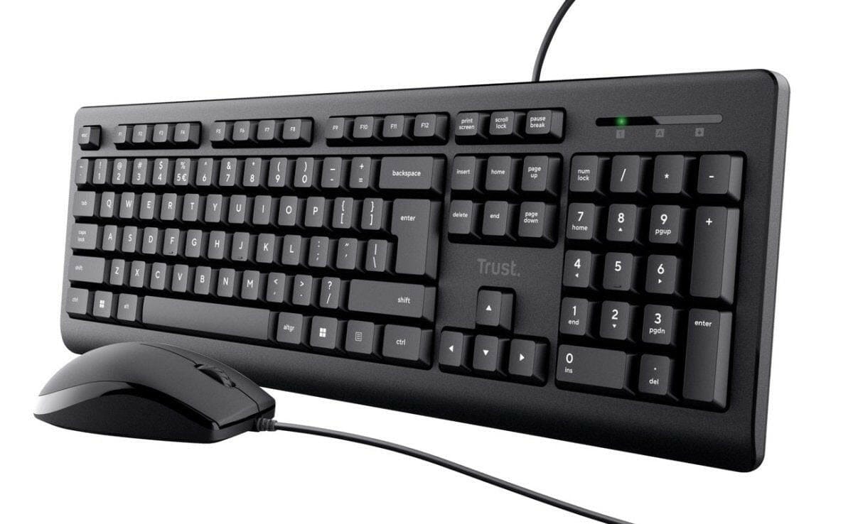 Trust Trust Primo Wired Keyboard + Mouse zwart