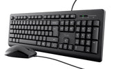 Trust Trust Primo Wired Keyboard + Mouse zwart
