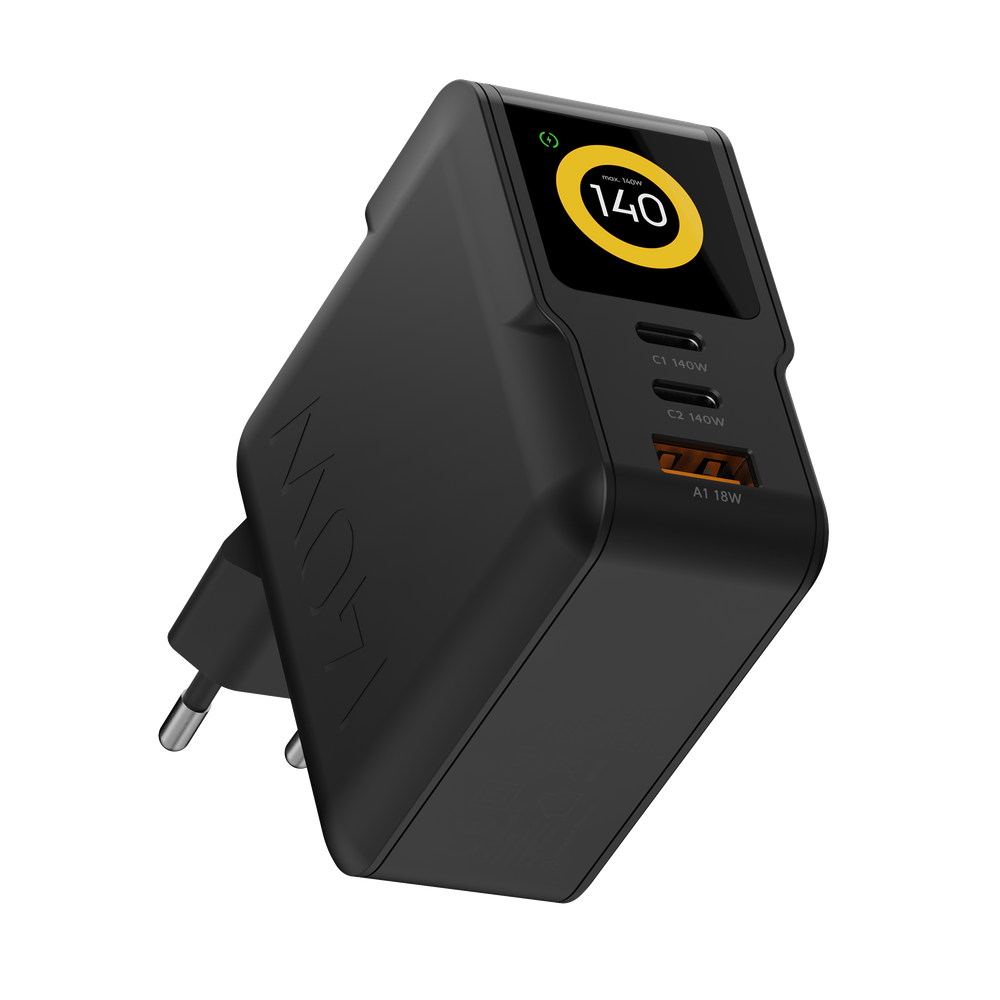 Xtorm Xtorm NextGen 140W Wall Charger Black - XECNG1401