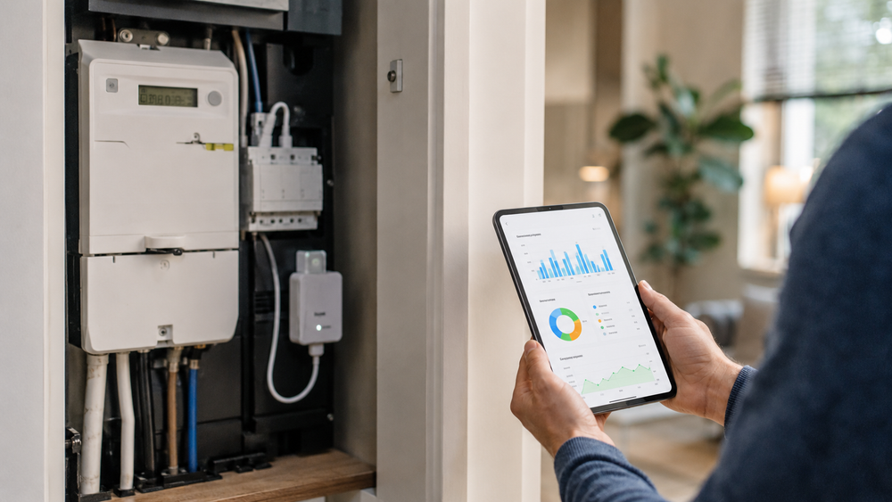 P1-meter bij slimme meter voor inzicht in energieverbruik