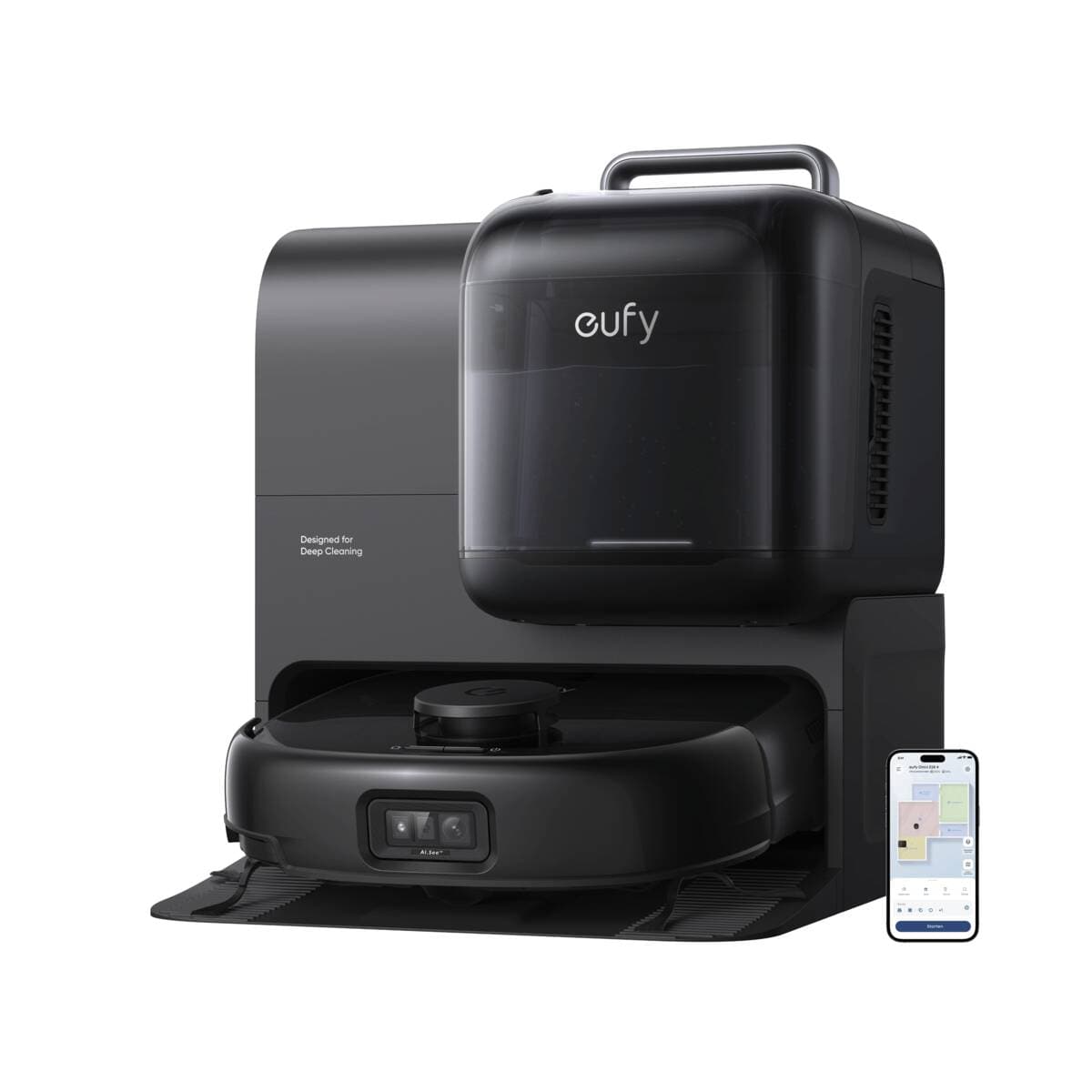 Eufy Omni E28 robotstofzuiger met dweilfunctie en basisstation