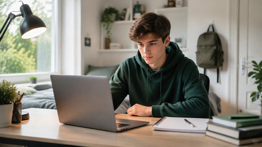 Student kiest een goede laptop voor school