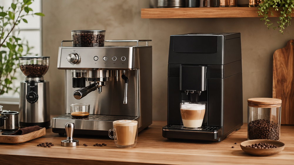 Pistonmachine en volautomatische koffiemachine vergeleken
