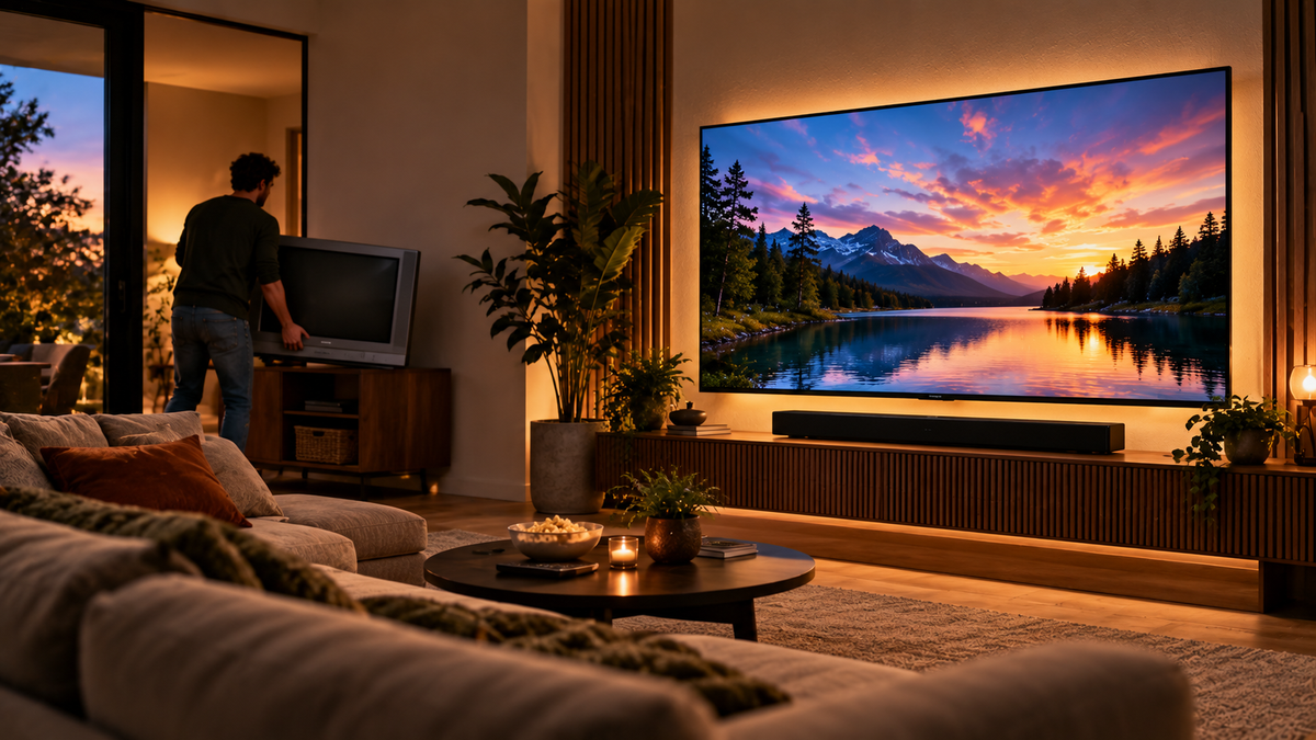 Tv kalibreren voor optimale beeldkwaliteit in een moderne woonkamer
