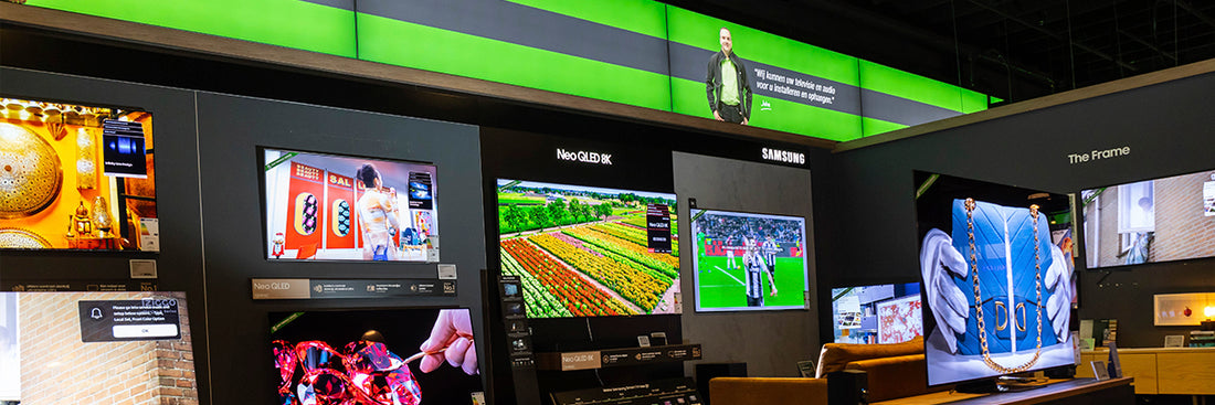 Middelgrote QLED tv's (40 t/m 55 inch).