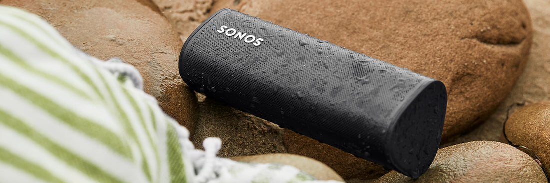 Sonos draagbare speakers.