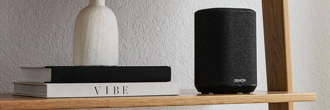 Denon Bluetooth speakers.