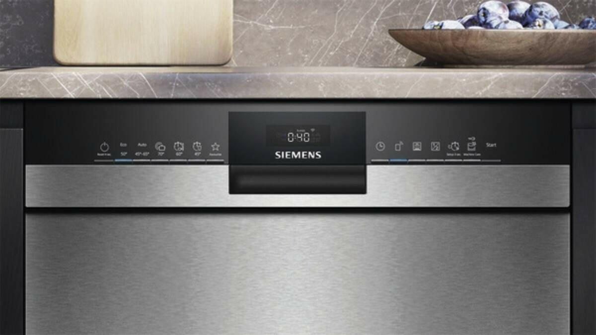 Siemens SN43ES22CE geborsteld staal