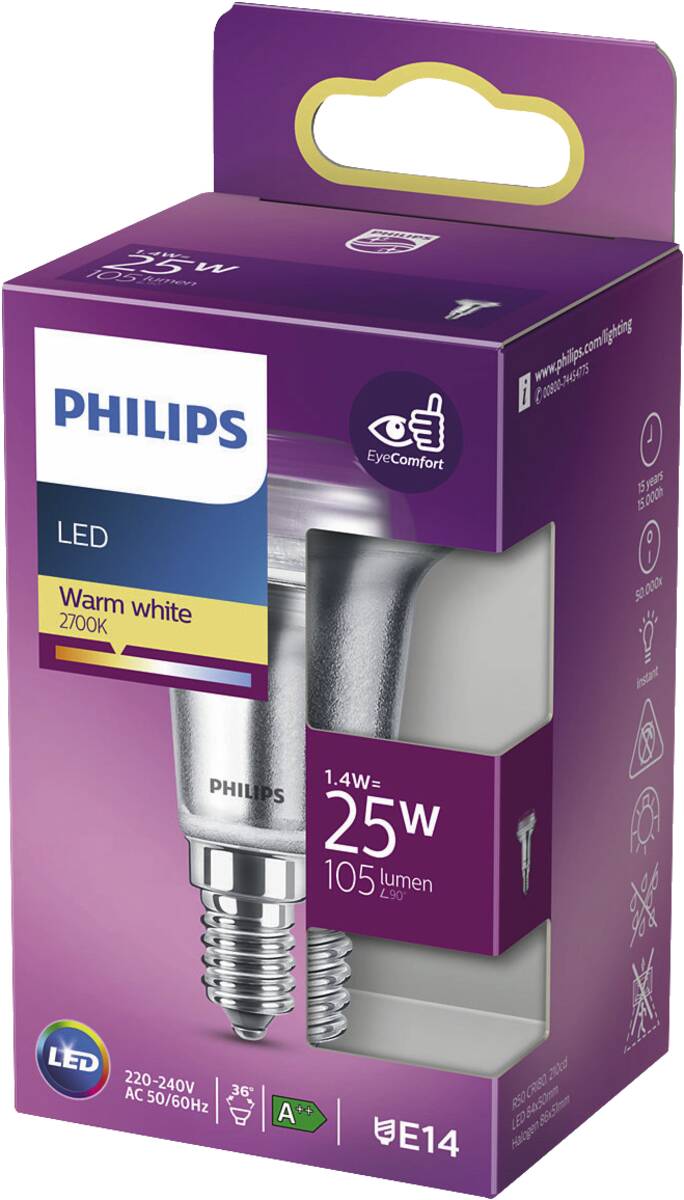 Philips LED CLA 25W R50 E14 WW 36D ND SRT4