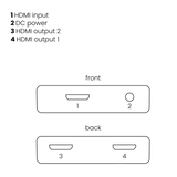 Marmitek Split 312 UHD zwart