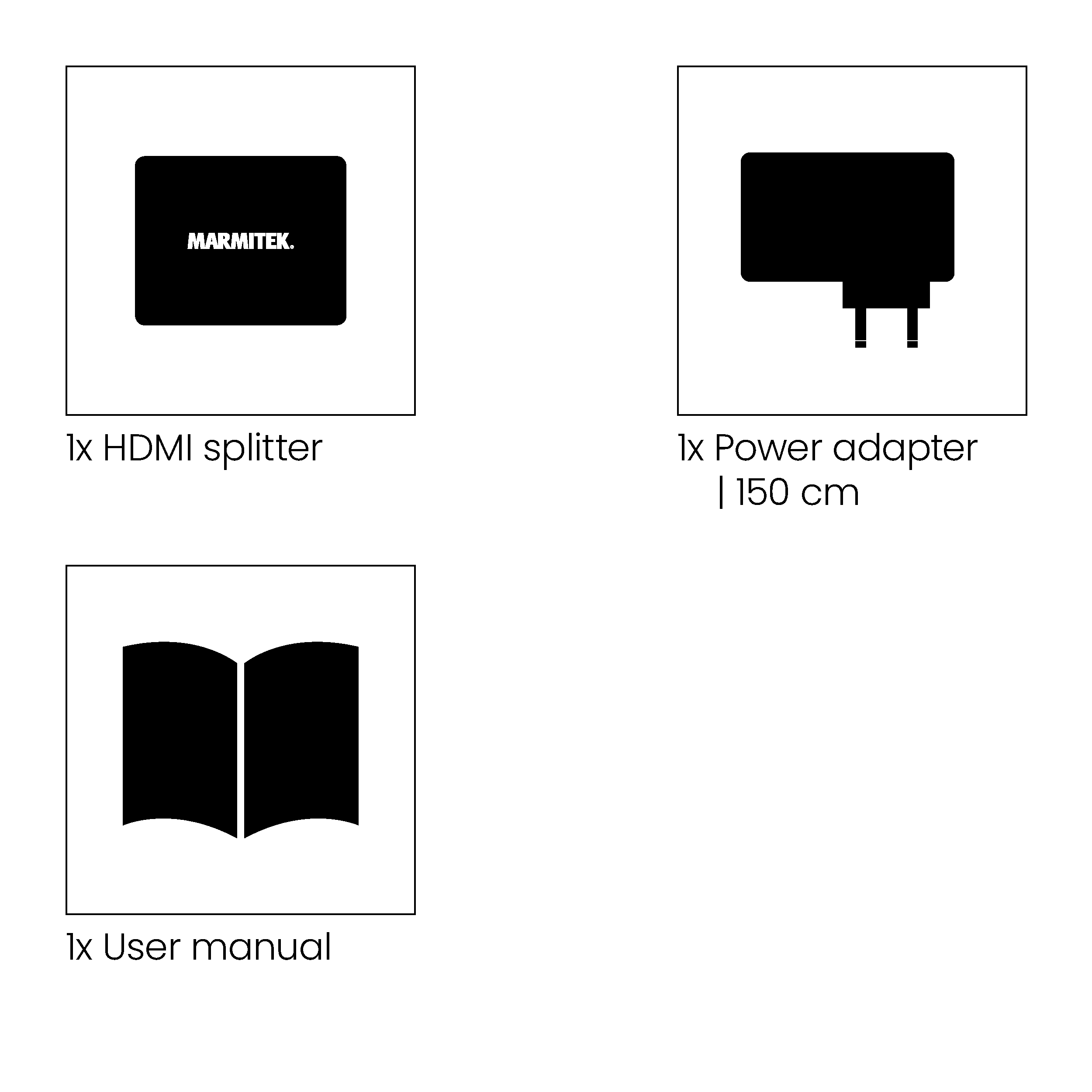 Marmitek Split 312 UHD zwart