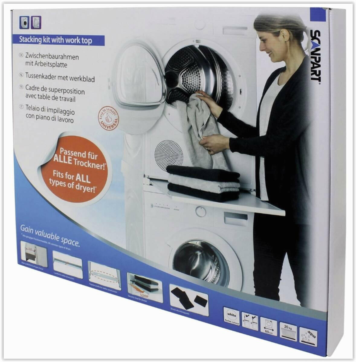 Scanpart 0150120106 tussenkader + werkblad wit.