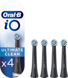 ORAL-B OPZETBORSTELS IO ULTIMATIVE REINIGING 4 STUKS ZWART