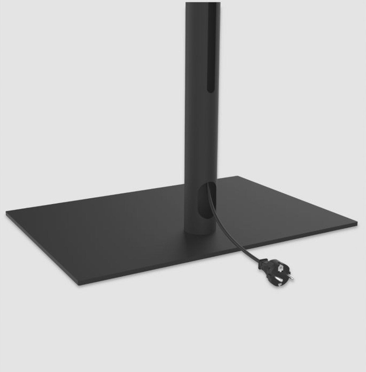 CAVUS VLOERSTANDAARD SQUARE ZWART 120 CM VESA 300X300
