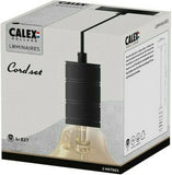 CALEX LAMPHOUDER RETRO PENDEL ZWART