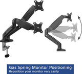 ACT AC8312 Monitorarm met gasveer voor 2 schermen