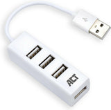 ACT AC6200 USB Hub 4 poorts USB-A wit