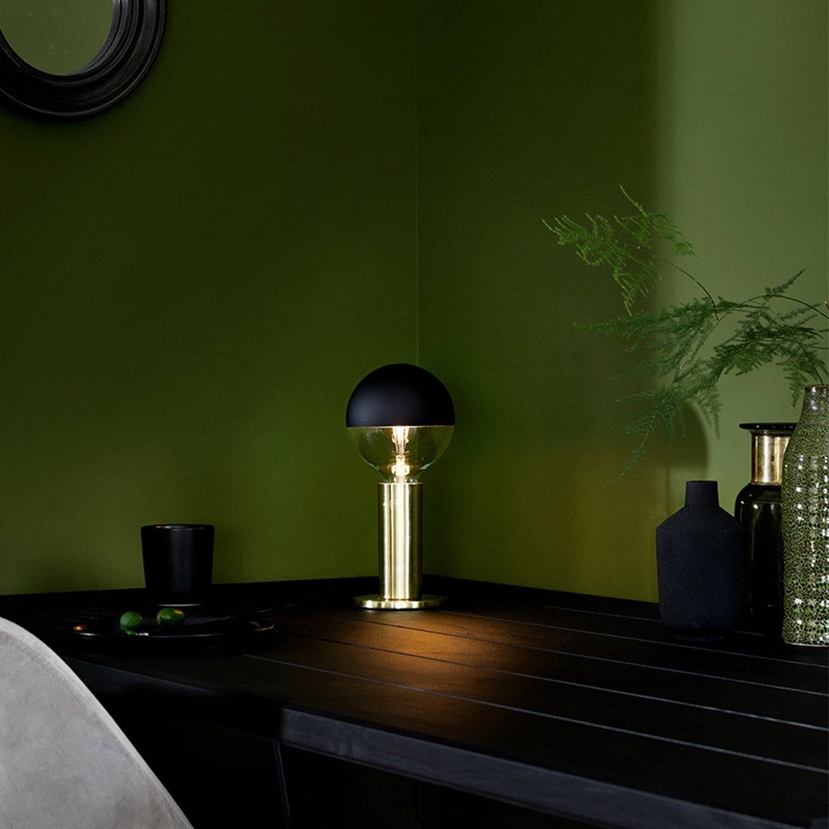 CALEX LEDLAMP LED VOLGLAS FILAMENT GLOBELAMP KOPSPIEGEL ZWAR