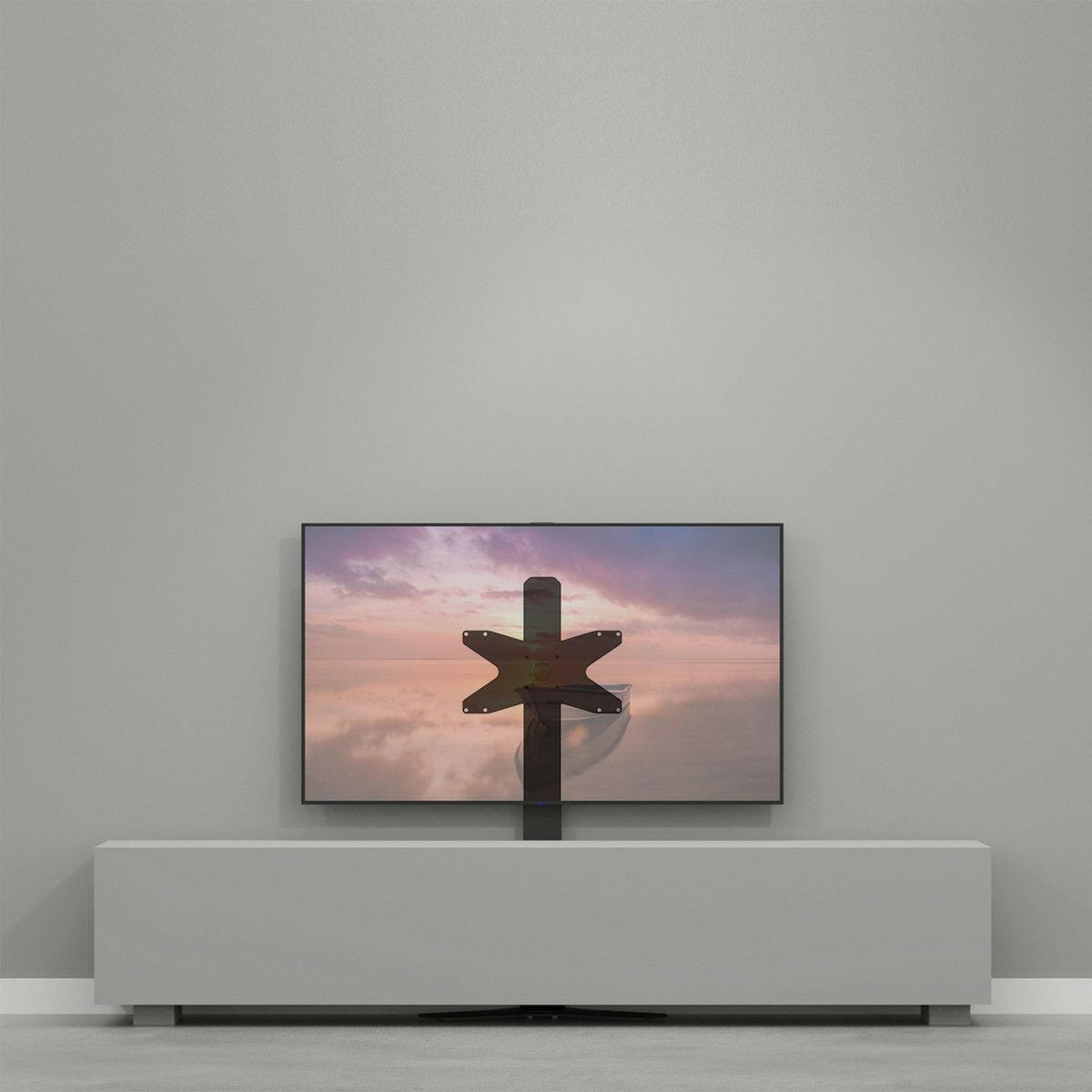 CAVUS VLOERSTANDAARD HYBRID ZWART 120CM VESA 400X200