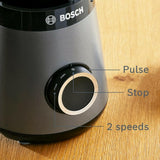 Bosch MMB6177S zilver-zwart