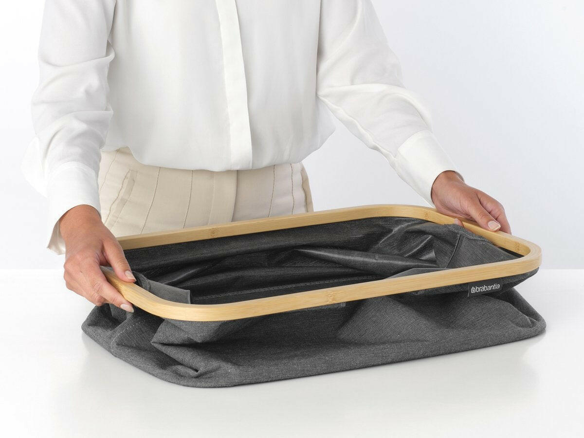 Wasmand opvouwbaar, 40L - Pepper Black