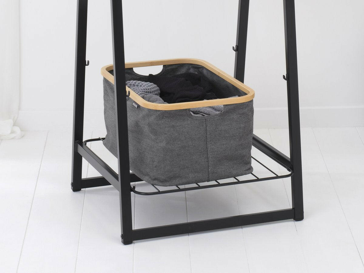 Wasmand opvouwbaar, 40L - Pepper Black